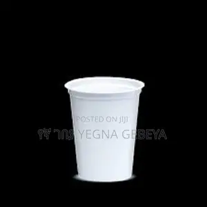 White Plastic Yogurt Packing Cup