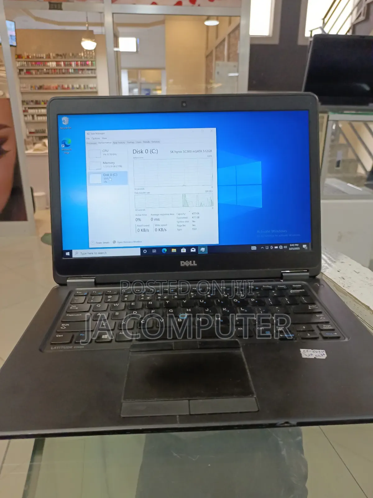 New Laptop Dell Latitude E7450 16GB Intel Core I5 SSD 512GB