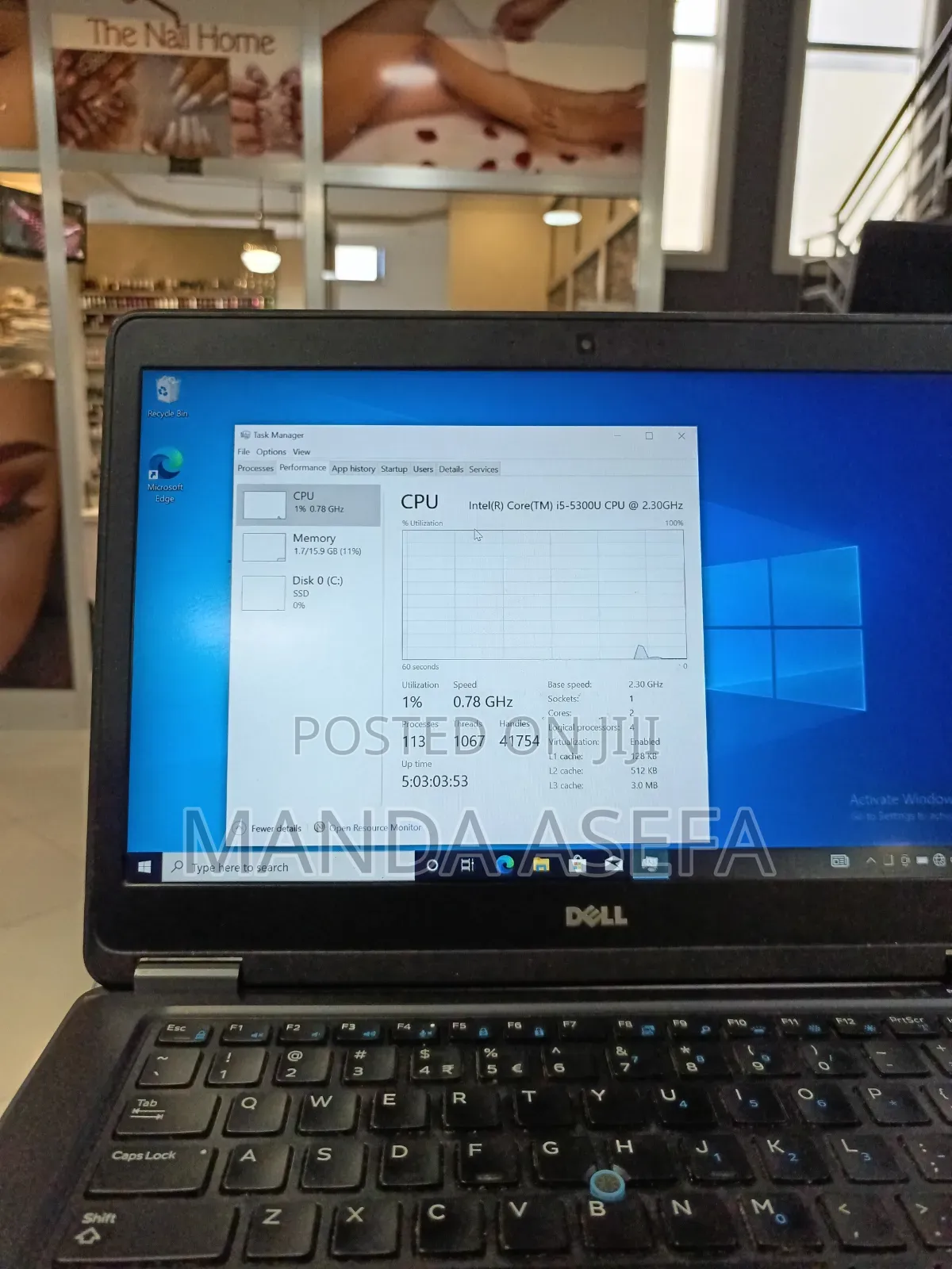 Laptop Dell Latitude E7450 16GB Intel Core I5 SSD 512GB