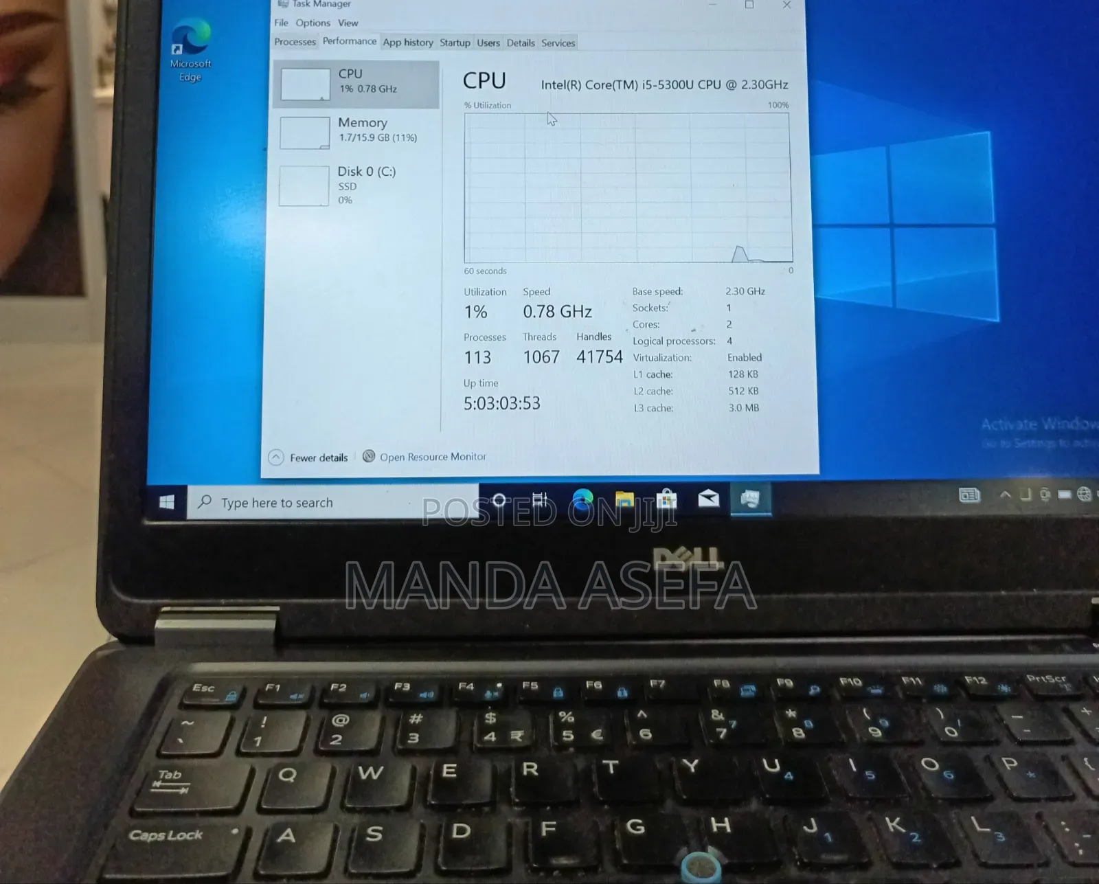 Laptop Dell Latitude E7450 16GB Intel Core I5 SSD 512GB