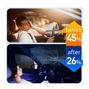 Durable Material Foldable Car Sunshade Umbrella