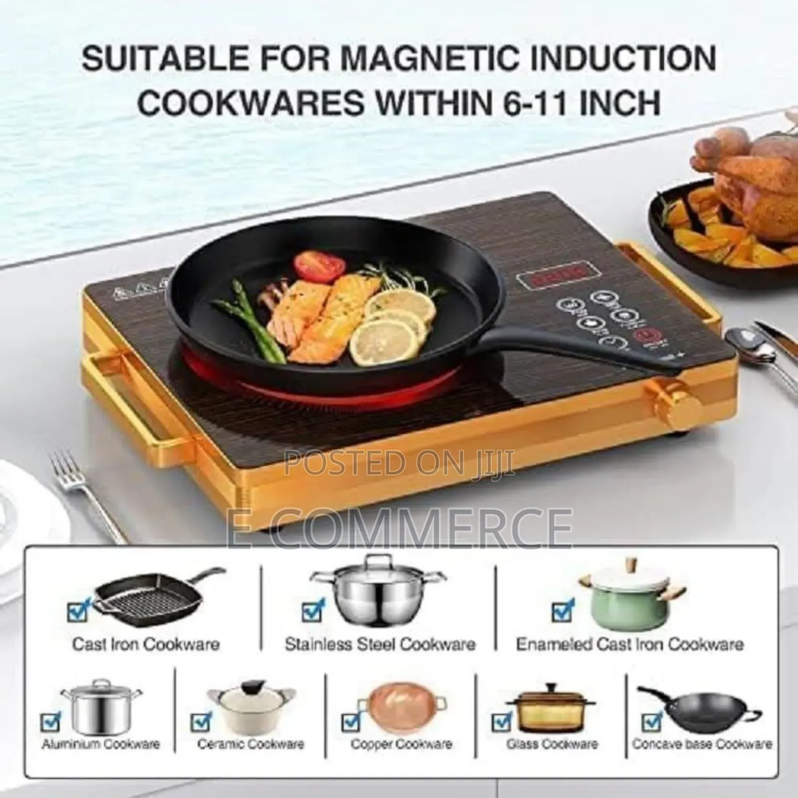 Single Touch Technology Electric Stove (ተች የኤሌክትሪክ ስቶቭ) 