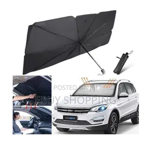 Photo - እንደ ጃንጥላ የሚታጠፍና የሚዘረጋ Foldable Car Sunshade Umbrella