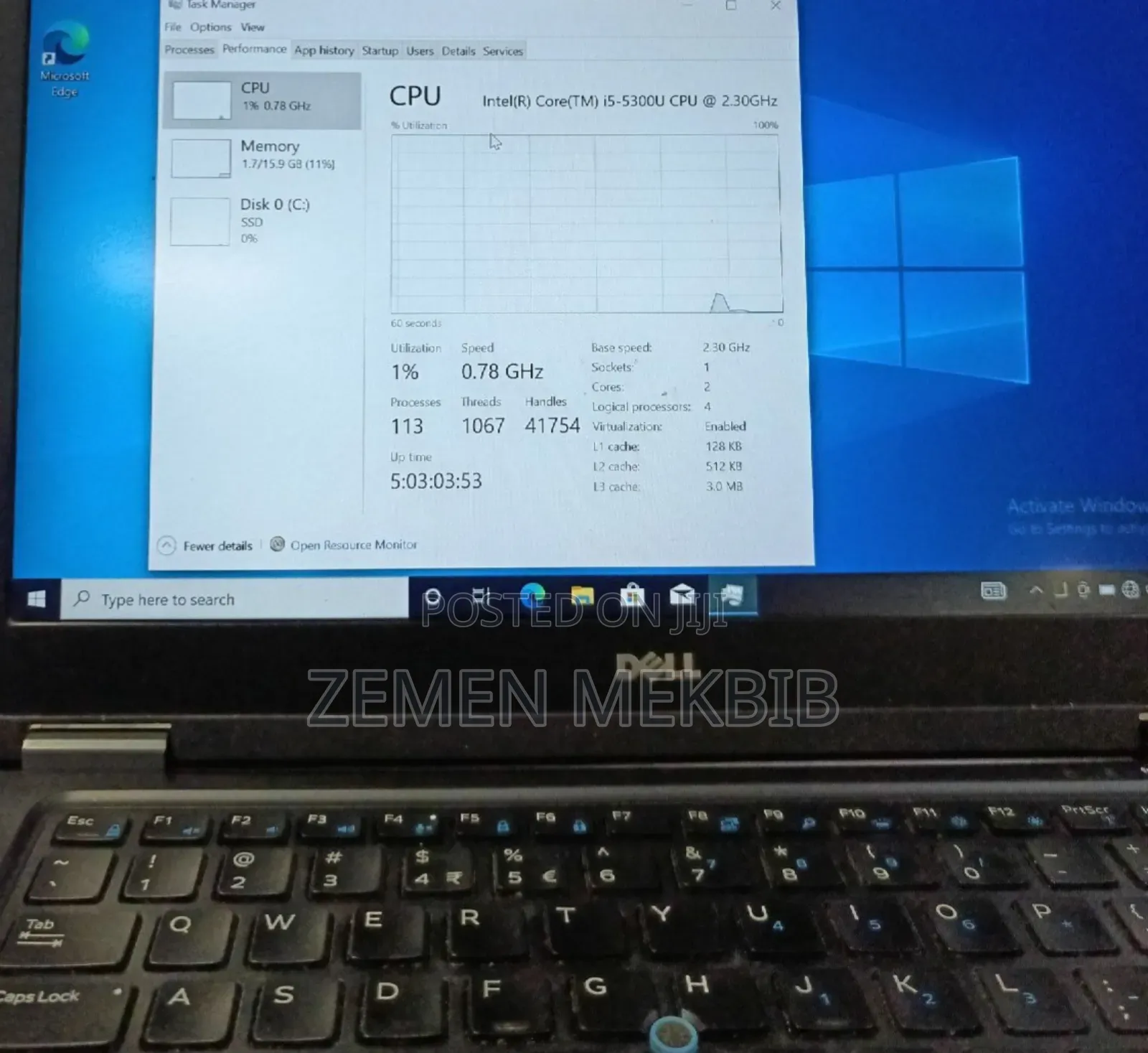 New Laptop Dell 16GB Intel Core I5 SSD 512GB