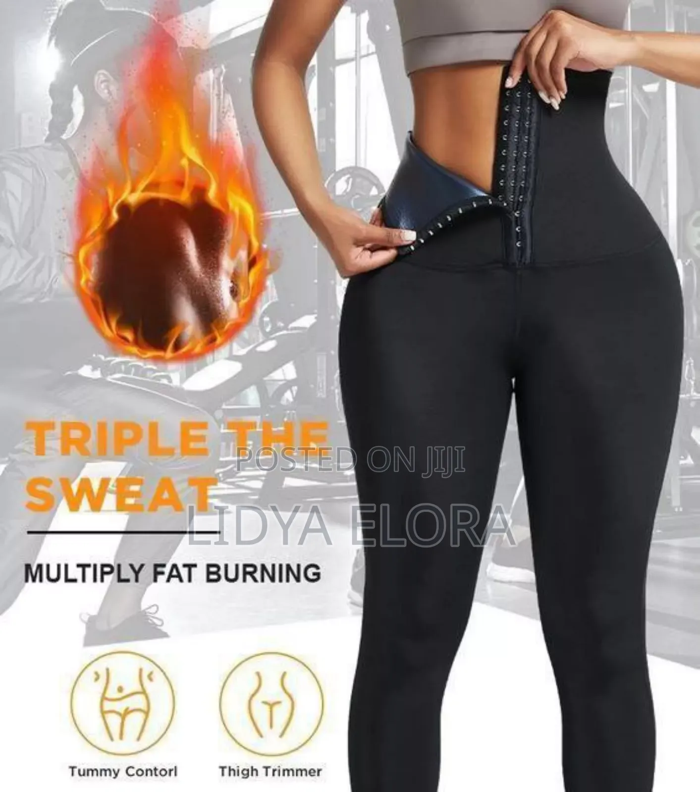 High Waist Sauna Sweat Pants