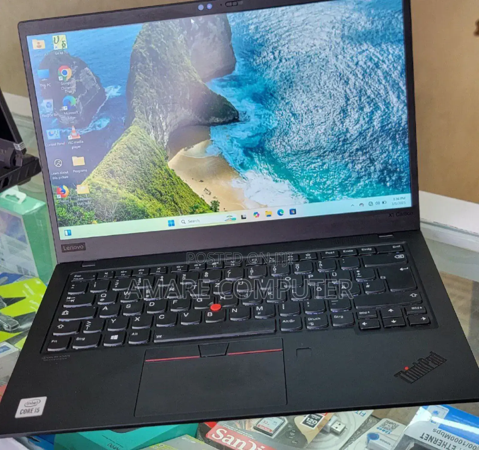New Laptop Lenovo ThinkPad X1 Carbon 16GB Intel Core I5 SSD 512GB