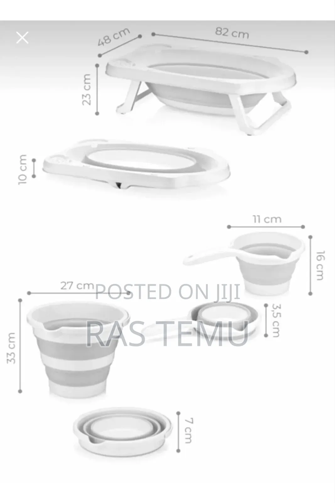 4in1 Baby Bath Tub With Accessories