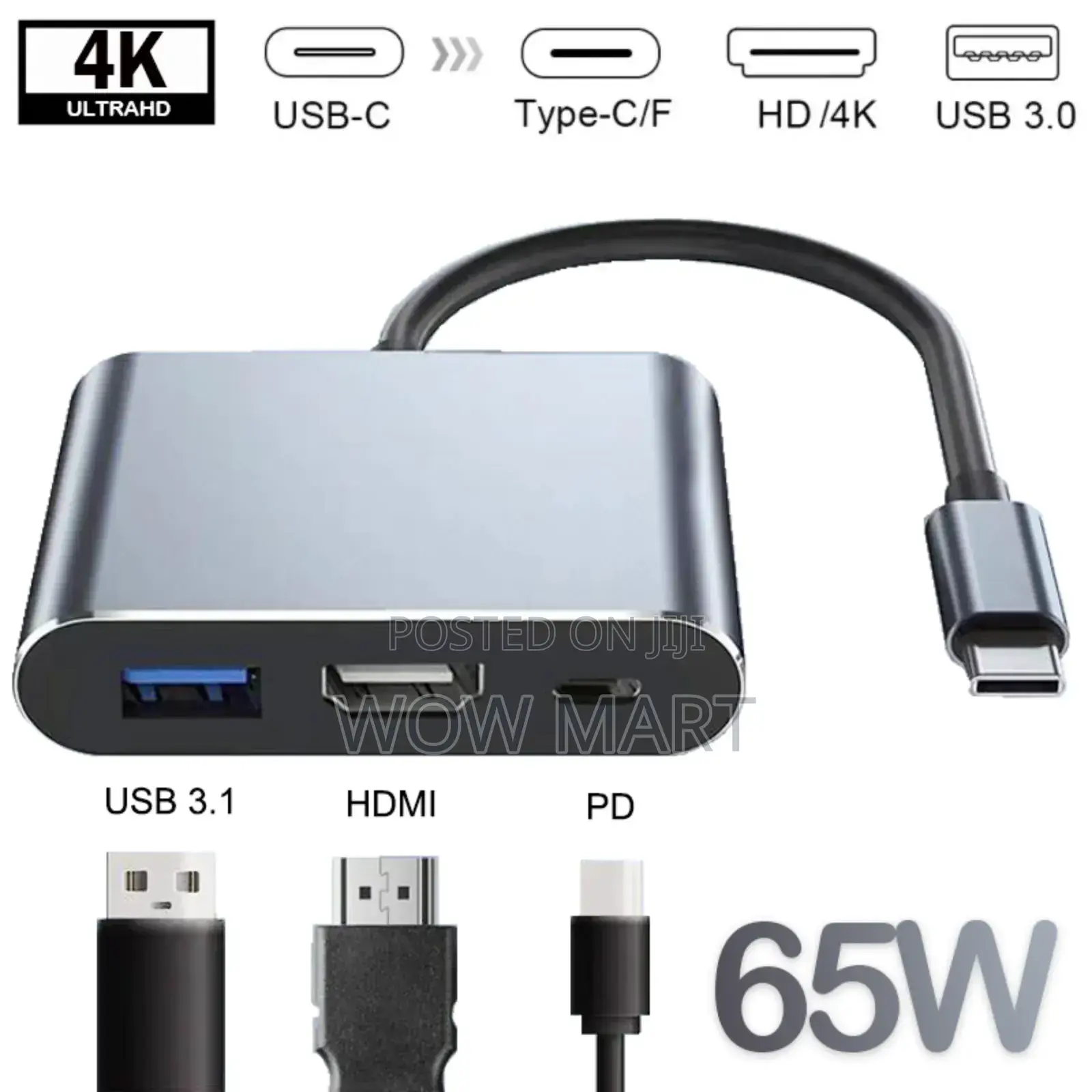3in1 Usb Hub Adapter