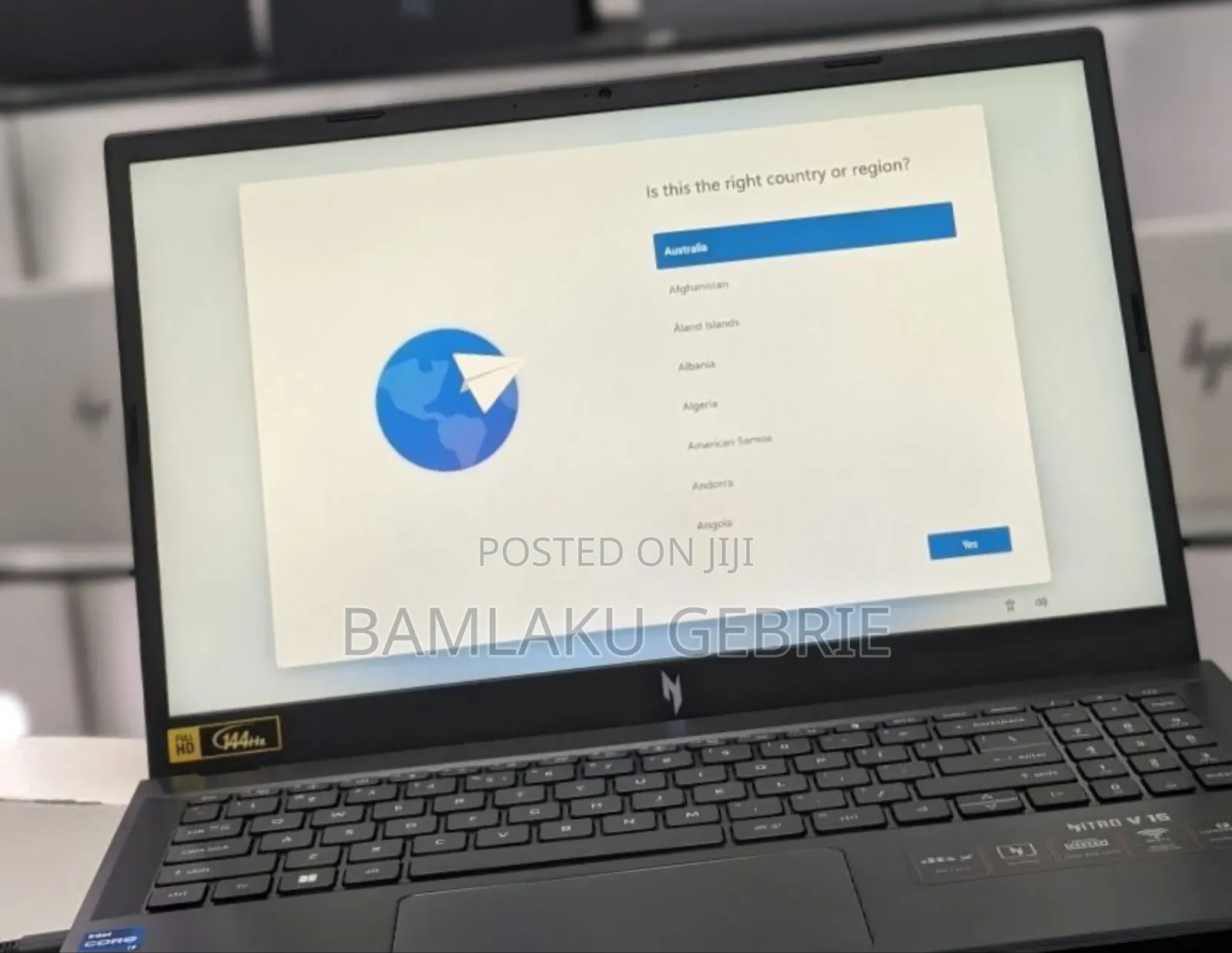 New Laptop Acer Nitro 17 16GB Intel Core I7 SSD 512GB