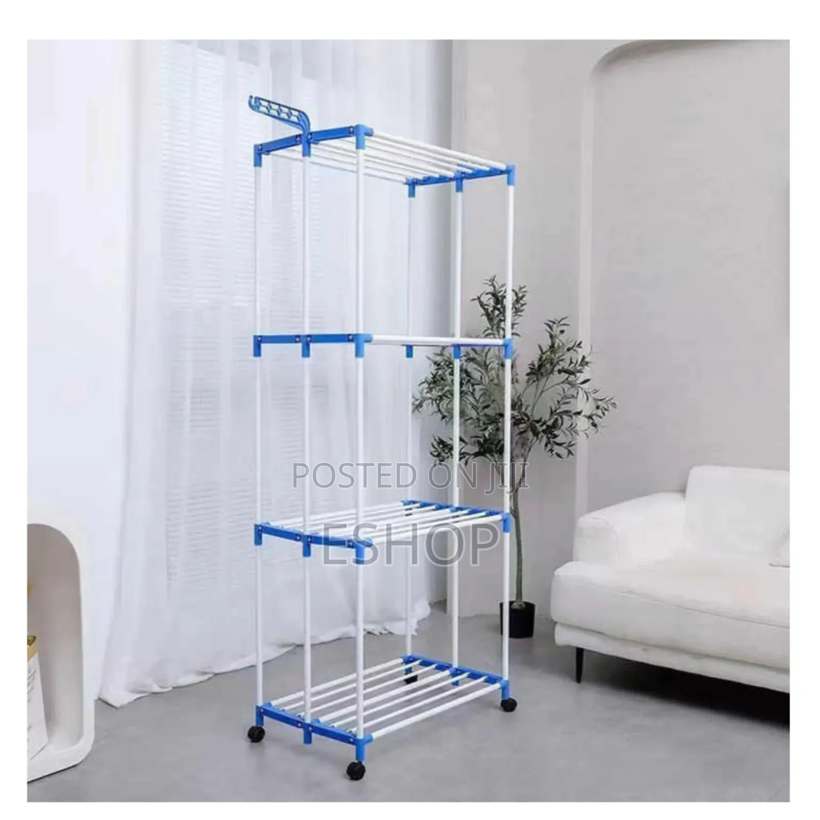 172cm H X 76cm W X 50cm D 4-Tier Clothes Drying Rack