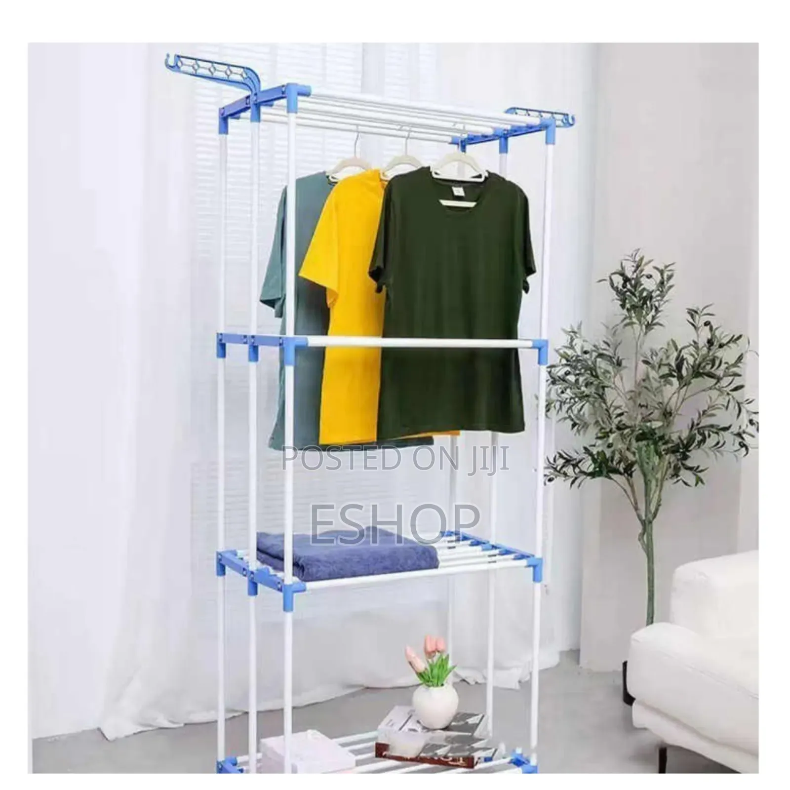 172cm H X 76cm W X 50cm D 4-Tier Clothes Drying Rack