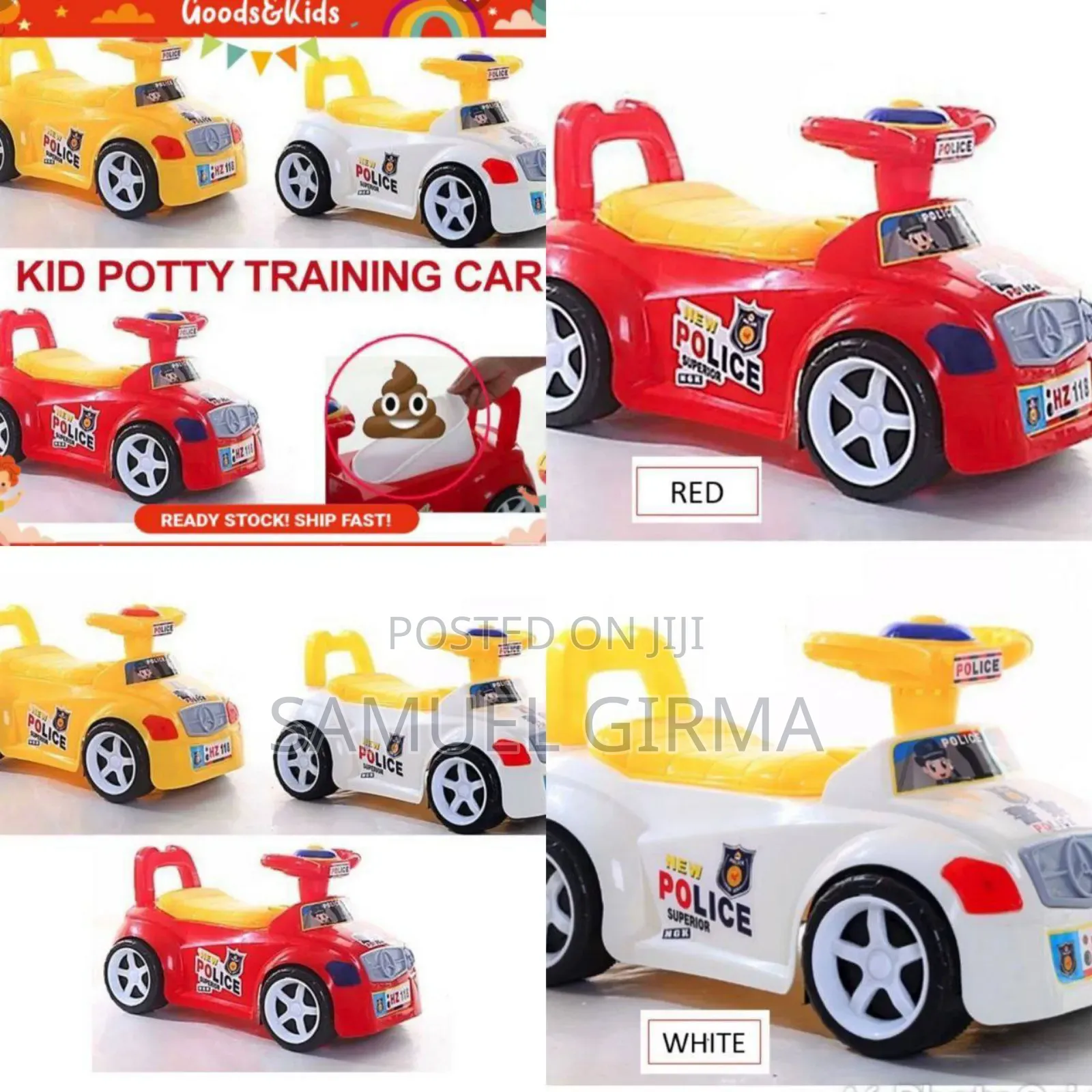 በ Mercedes መኪና ቅርፅ የተዘጋጀ የልጆች 
 ፖፖ