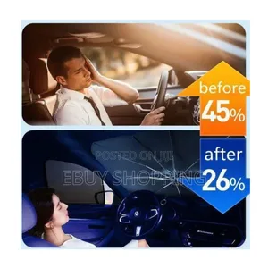 ለበጋው የፀሀይ ሙቀት ምርጥ መላ Foldable Car Sunshade Umbrella