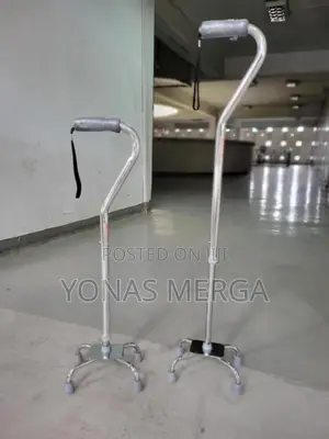 Photo - Walking Stick፩ቧcane*Health 10-99005 Lg. Base Quad Cane