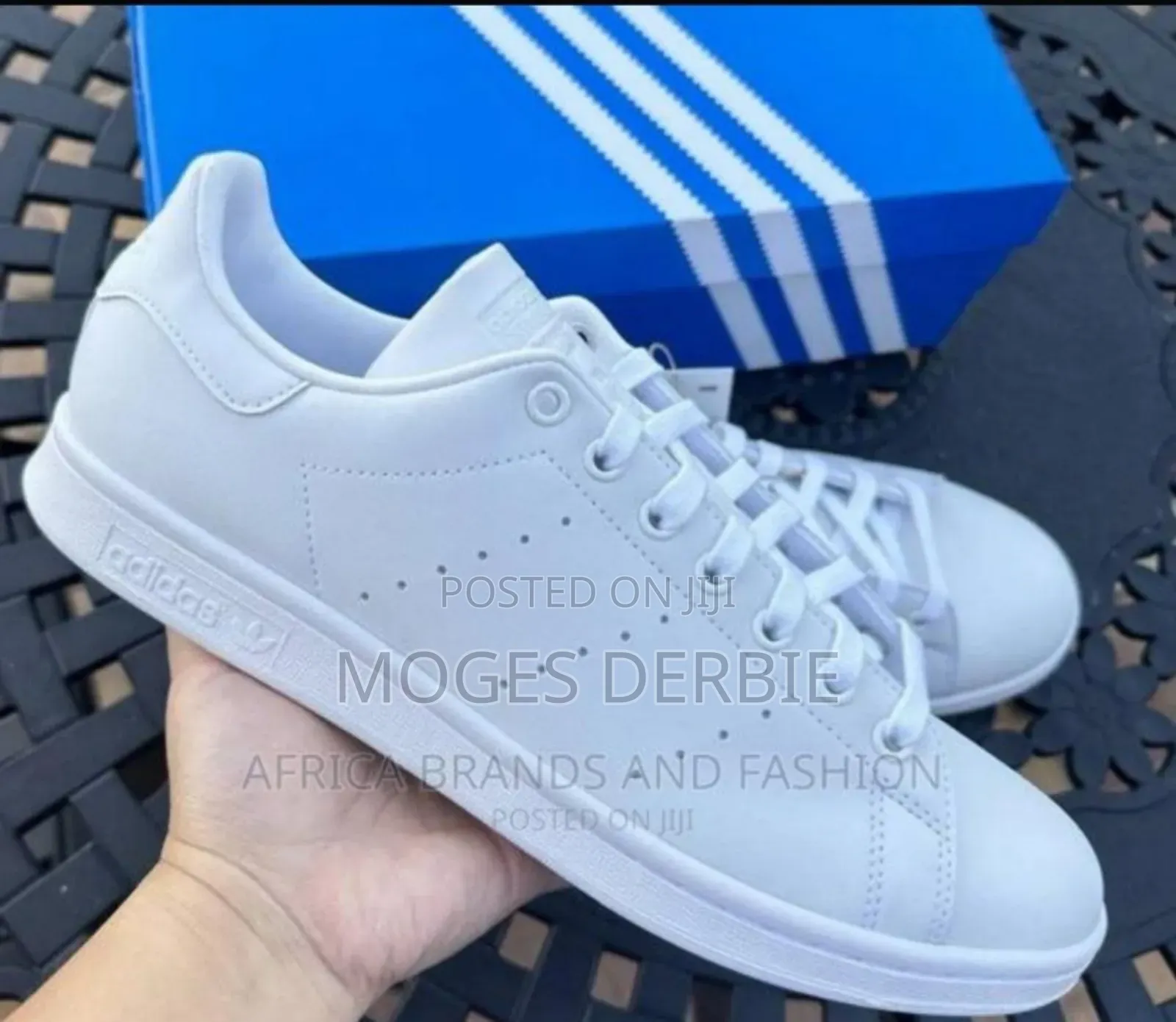 Adidas Stan Smith Triple White Shoes for Men's