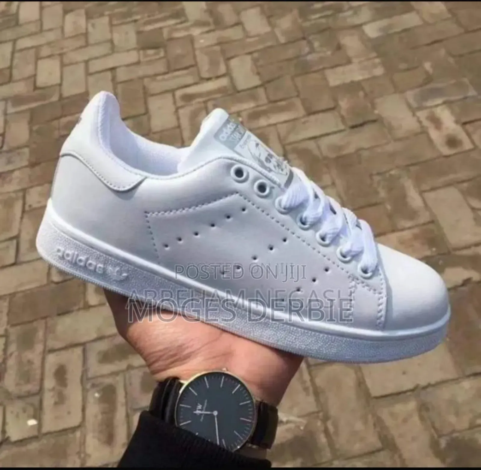 Adidas Stan Smith Triple White Shoes for Men's