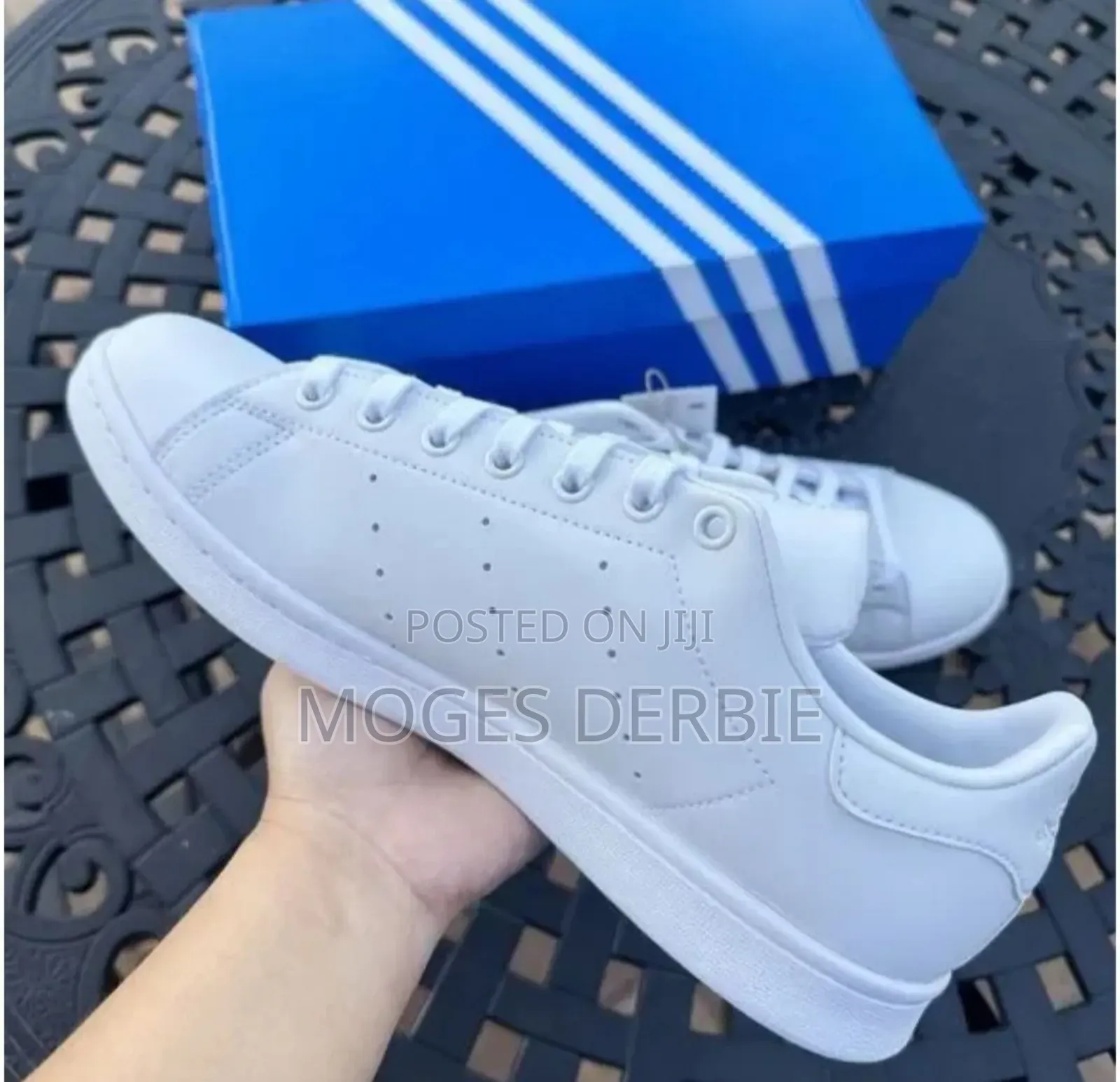 Adidas Stan Smith Triple White Shoes for Men's