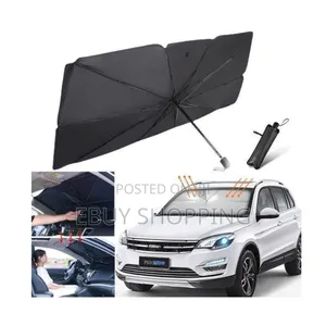 Photo - ለበጋው የፀሀይ ሙቀት ምርጥ መላ Foldable Car Sunshade Umbrella