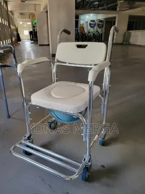 Photo - Adult Potty Chair∆Πwith Safety Brakes: Toilet Chair፲閽commode
