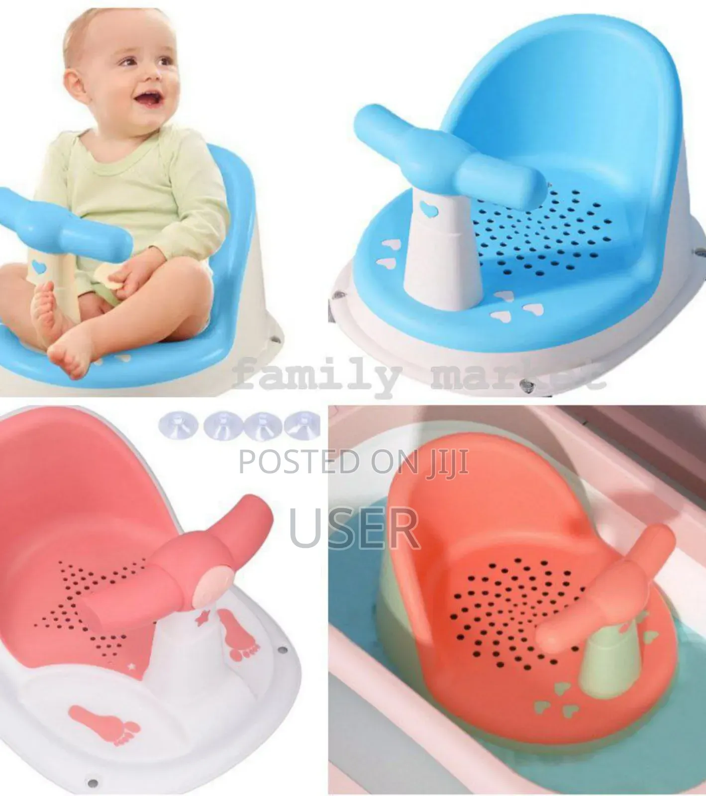 Baby Bath Seat With Sunction Cups
