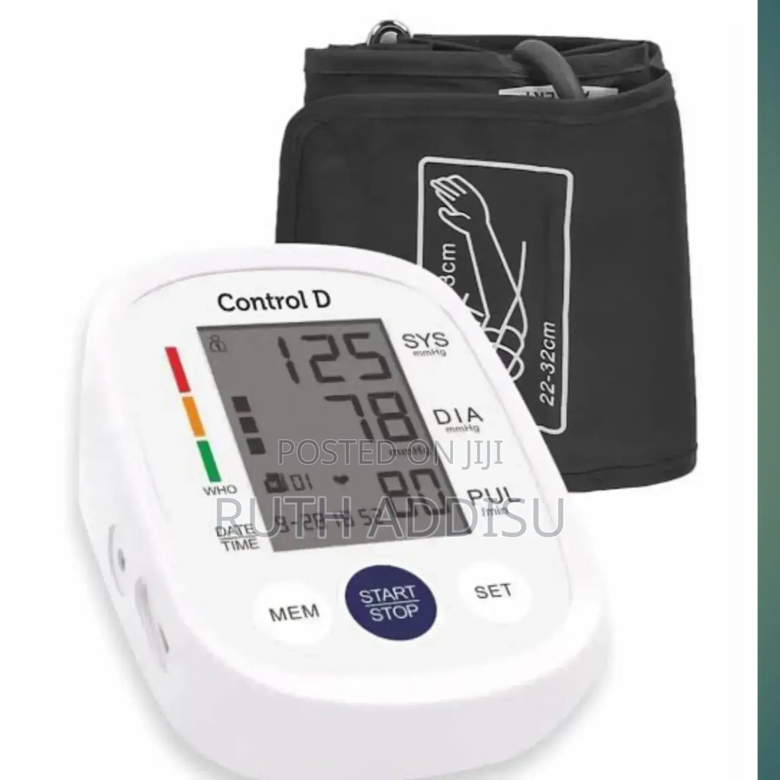 የደም መለኪያ ዲጂታል / Digital Blood Pressure Monitor Rechargeable