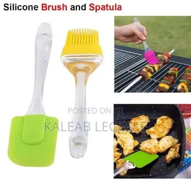 2 PCS Silicon Brush Spatula