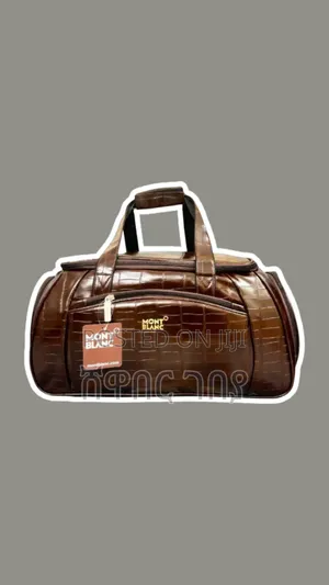 Mont Blanc Croco Duffle Bag