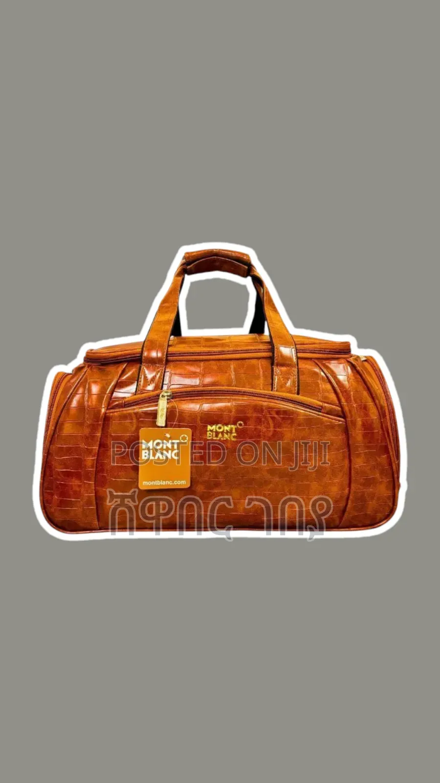 Mont Blanc Croco Duffle Bag
