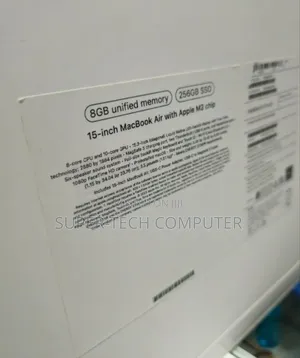 New Laptop Apple MacBook Air 2023 M2 8GB Apple M3 SSD 256GB