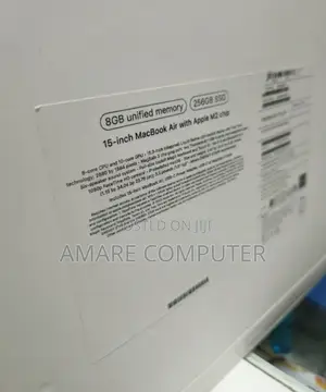 New Laptop Apple MacBook Air 2023 M2 8GB Intel Core M2 SSD 256GB