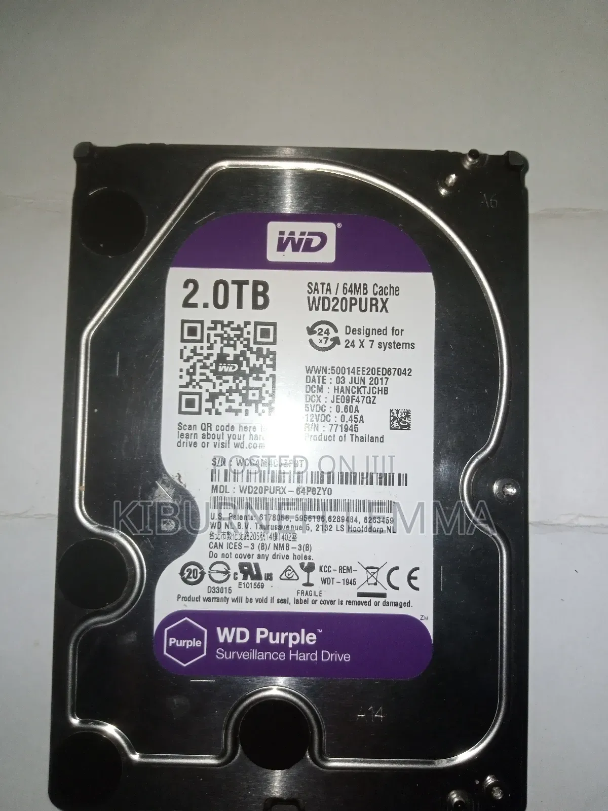 Wd Purple Harddisk( HDD )