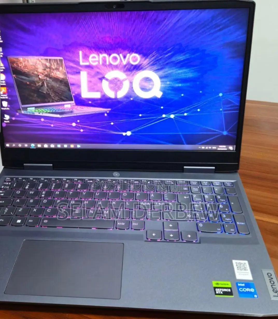 New Laptop Lenovo LOQ 15ARP9 16GB Intel Core I5 SSD 512GB