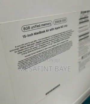 New Laptop Apple MacBook Air 2022 M2 8GB Intel Core M2 SSD 256GB