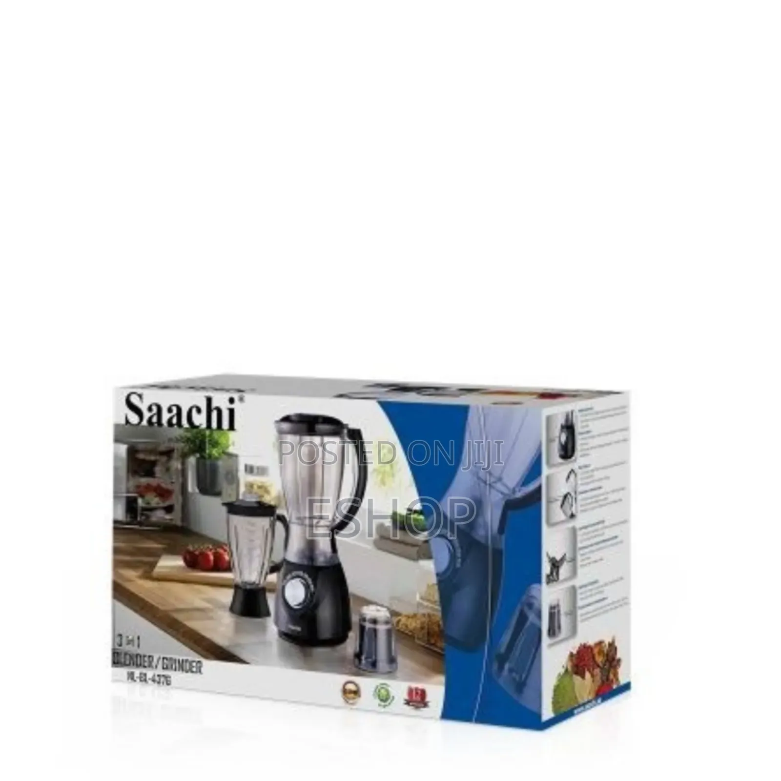 Plastic Jar Saachi 3 in 1 Blender , Grinder and Chopper