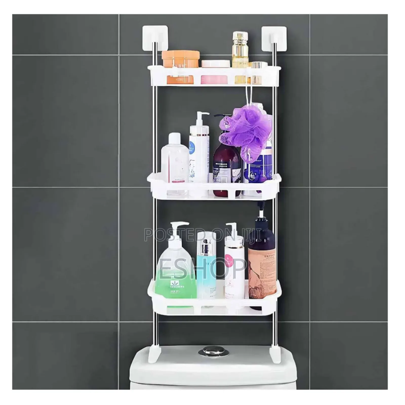 Wall-Mounted Free Standing Toilet Shelf