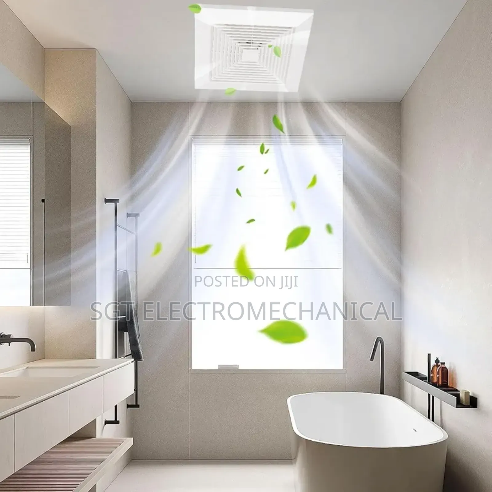 Window or Ceiling Mounted Exhaust Fan