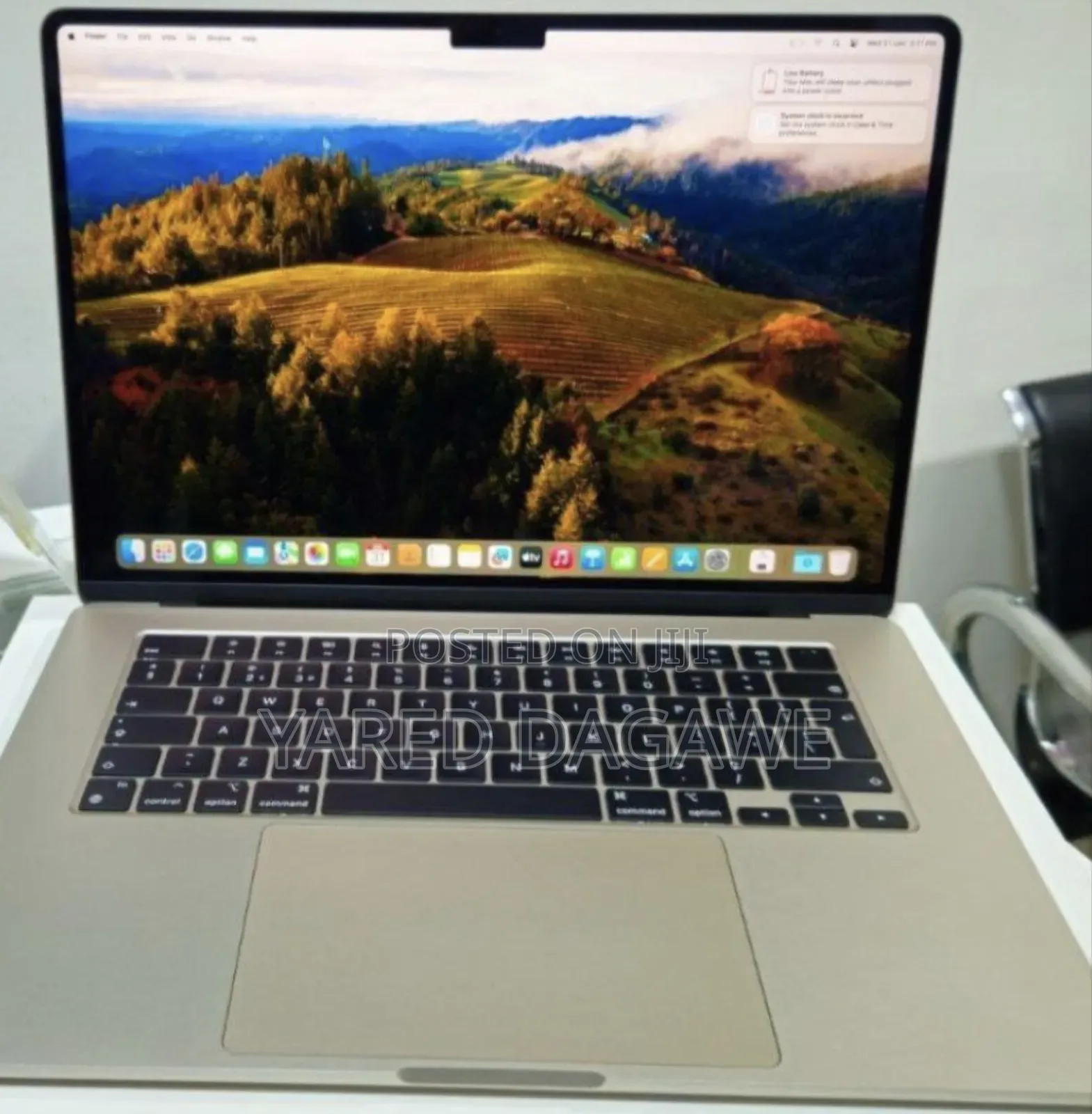 New Laptop Apple MacBook Air 2022 M2 8GB Apple M2 SSD 256GB