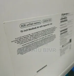New Laptop Apple MacBook Air 2023 M2 8GB Apple M2 SSD 256GB