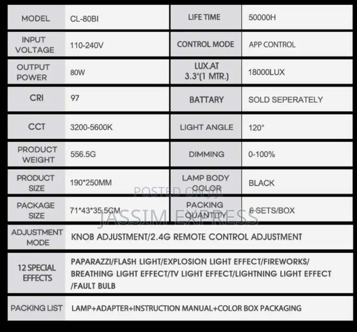 Professional Handheld Spot Light