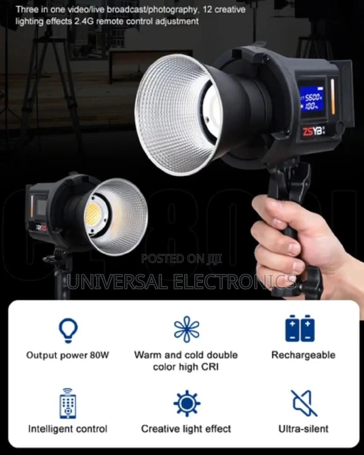 Cri +97 Original Professional Hand Held Spot Light