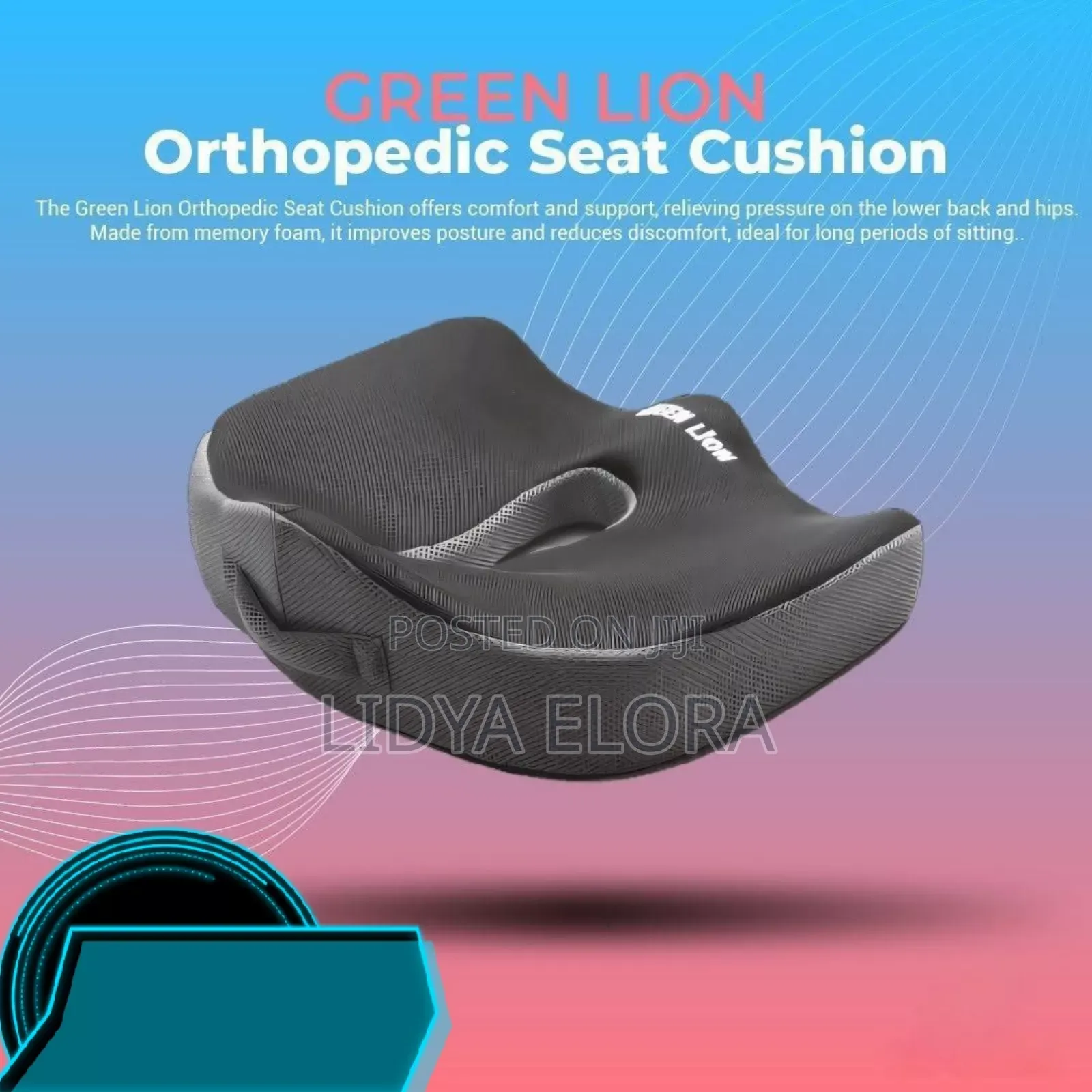 Green Lion Orthopedic Seat Cushion