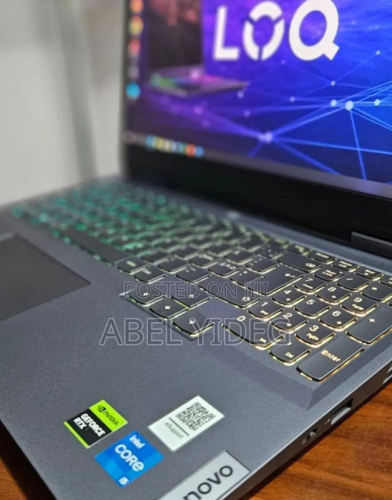 New Laptop Lenovo LOQ 15IRH8 16GB Intel Core I5 SSD 512GB