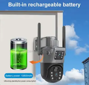 Dual Lens ያለው Solar የሆነ ሲም ካርድ ሚቀበልበቻርጅ ሚሰራ Security Camera