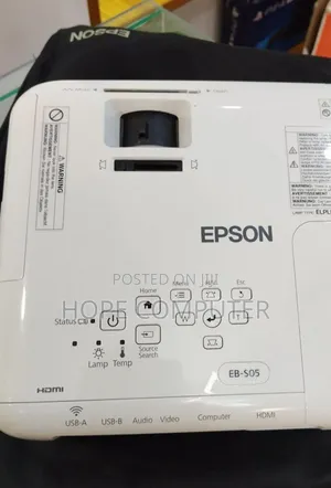 Epson Projector
Model Name: Eb-S05
With Bag And