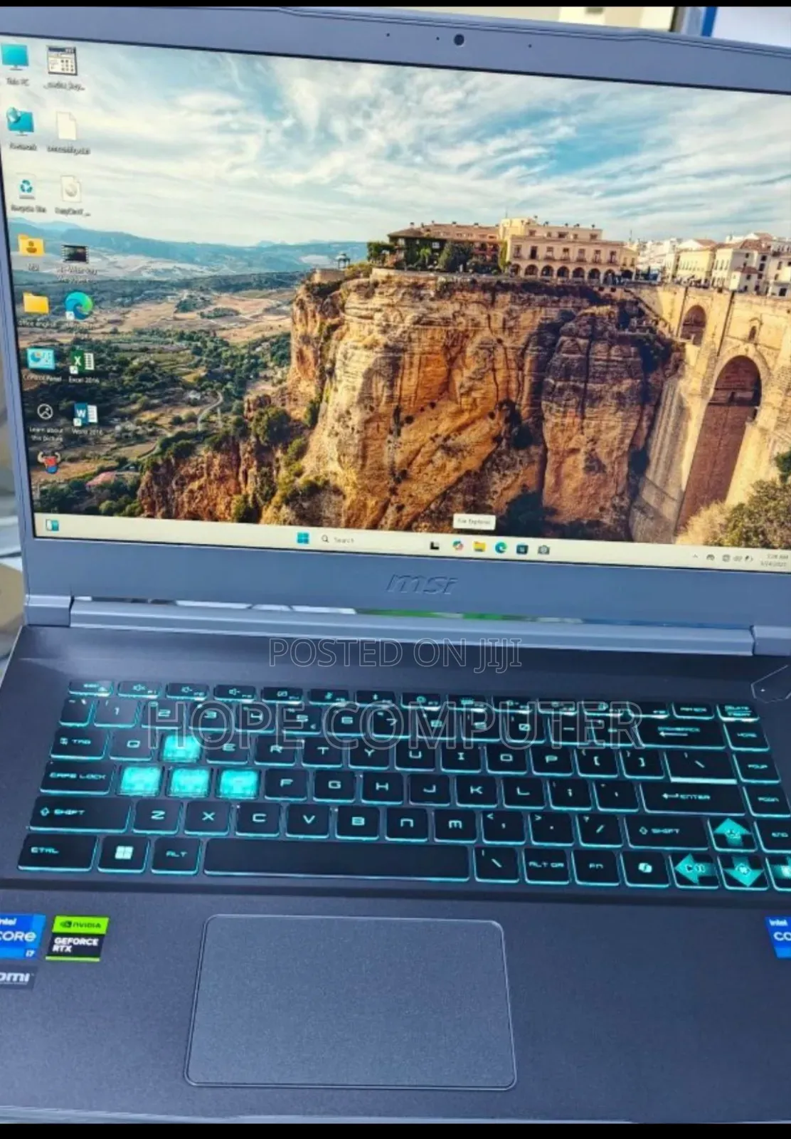 New Laptop MSI GF63 16GB Intel Core I7 SSD 1T