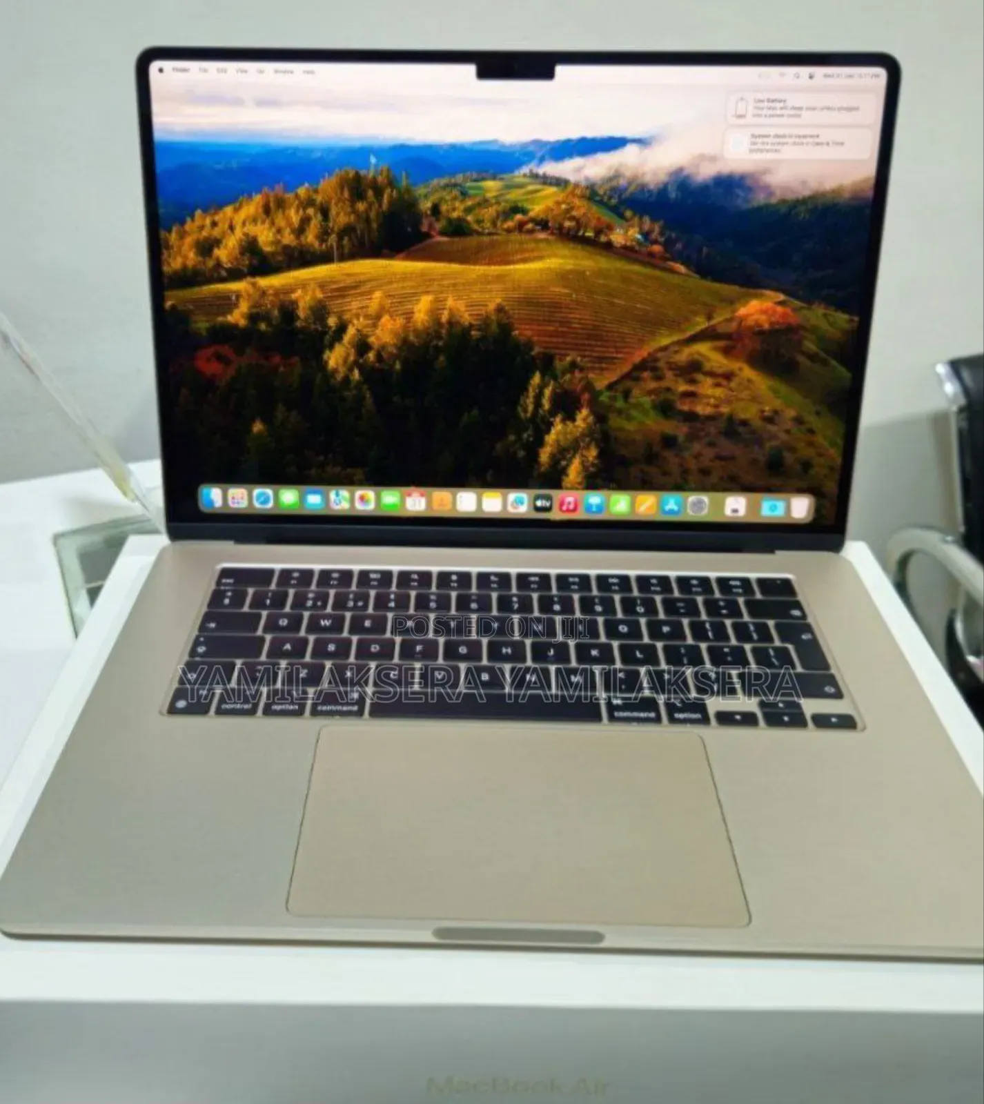 New Laptop Apple MacBook Air 2022 M2 8GB SSD 256GB
