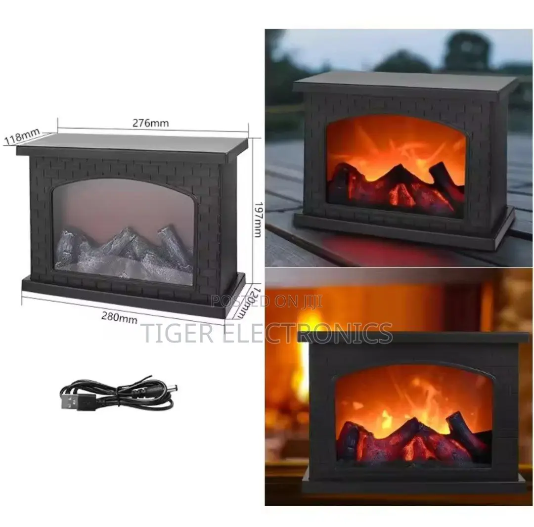 Led Flames Fireplace Decorative Lamps