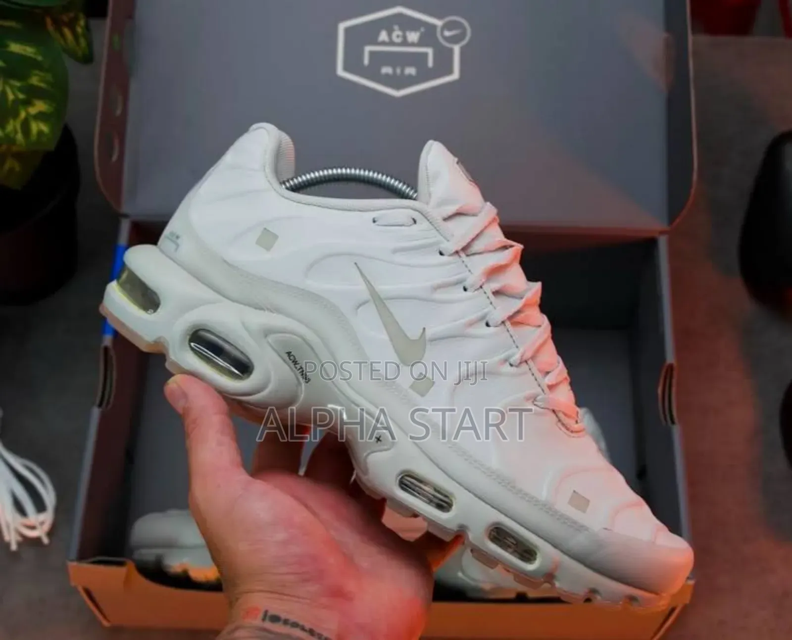 Nike X a-Cold-Wall* Air Max Plus ‘Triple White’ #Acw Shoes