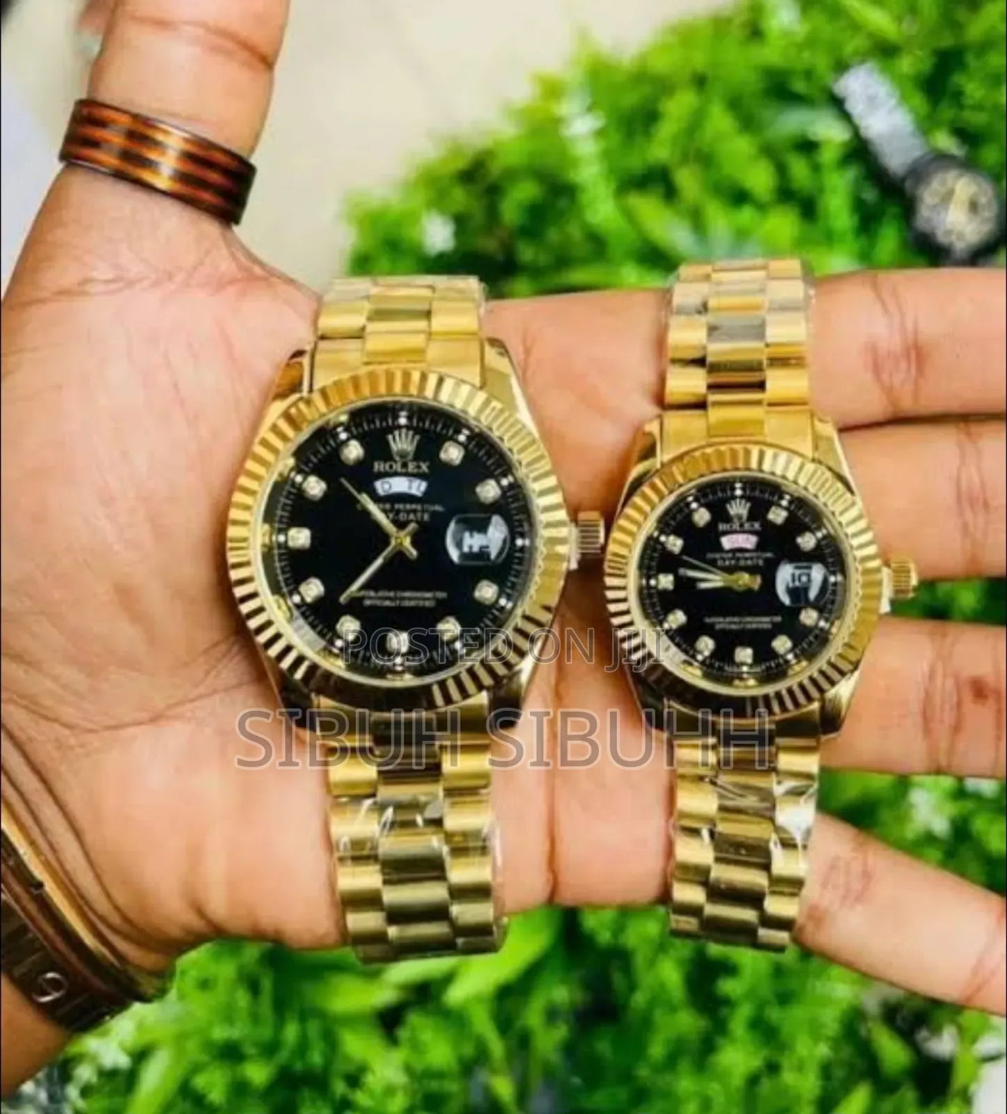 Rolex Golden With Black