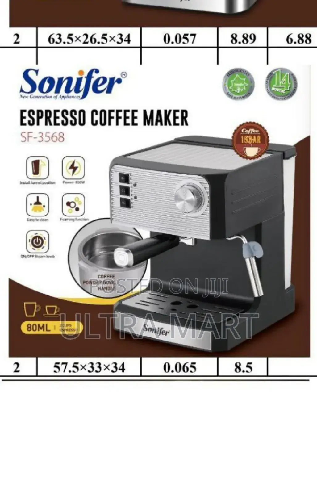 Sonifer Espresso Maker